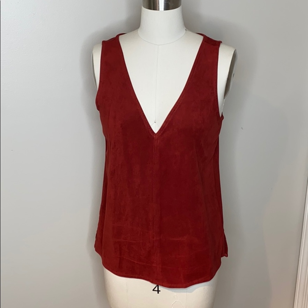 Sanctuary Faux Suede Top